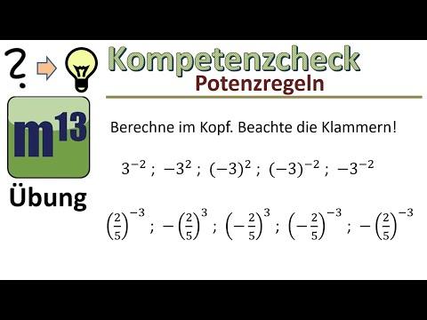 Potenzaufgaben meistern: Achtung bei Klammern und Minus!