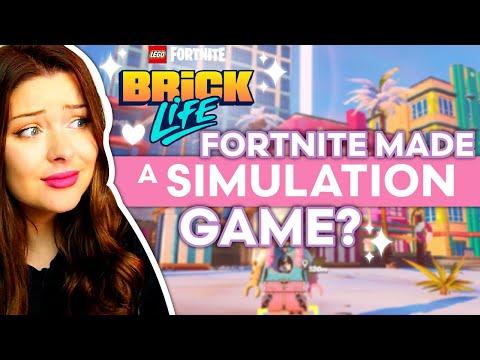So I Spent an Entire Week in LEGO Fortnite Brick Life...