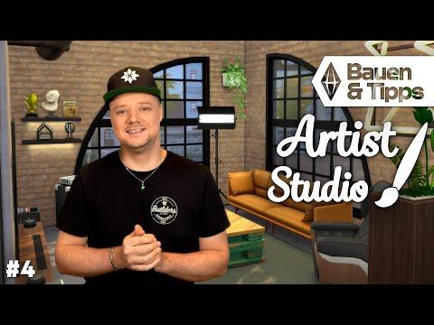 Einrichten 👨‍🎨 Artist Studio #4 bauen in Die Sims 4 mit allen Packs