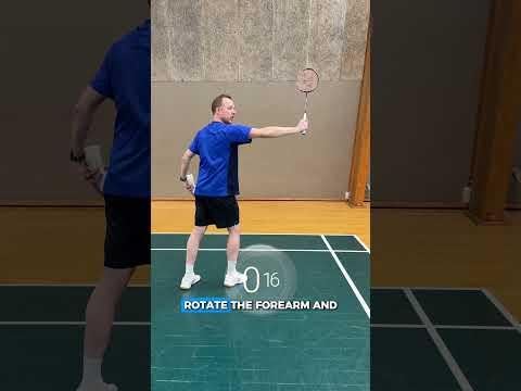 Backhand Slice in 30 Seconds #badminton #shorts #technique
