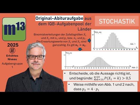 Abitur-Aufgabe: 2025 - STOCHASTIK - OHimi - erhöhtes Niveau - Aufgabengruppe 1