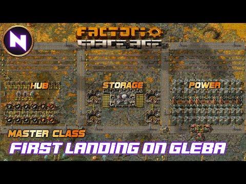 Preparations & First Landing on GLEBA (1:3)| Factorio Space Age MASTER CLASS