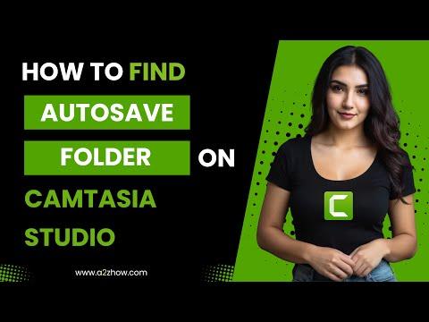 How to Find Autosave Folder on Camtasia Studio