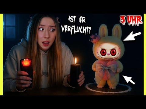 OVERNIGHT mit VERFLUCHTEN LABUBU aus POPMART die GHOST CHALLENGES Rituale um 3 Uhr nachts machen