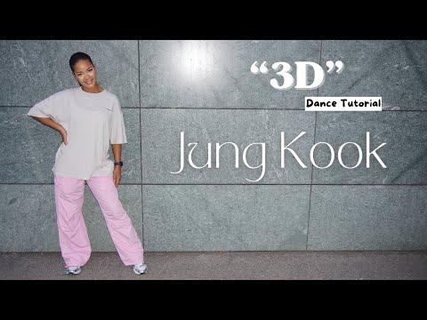 정국 (Jung Kook) 3D feat. Jack Harlow (Dance Tutorial) (English) (with Music)
