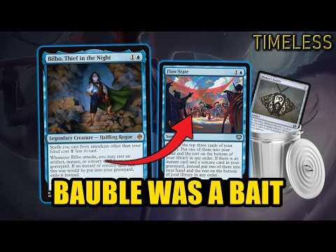 Bilbo Is Great! Bauble Was A Bait! UW Bilbo Blink With Only Good Cards! | Timeless BO3 | MTG Arena