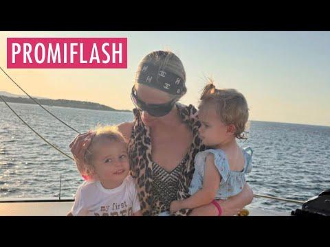 Paris Hilton genießt Familienzeit mit Kindern auf Sardinien