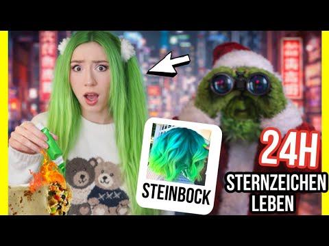 24 Stunden LEBEN wie DEIN STERNZEICHEN (Pokemon, Starbucks, Claw Maschine, Matcha, taco bell)