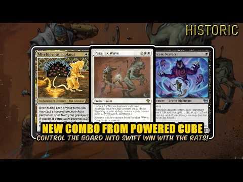 New Combo With Powered Cube Card! Parallax Wave Combo! | Historic BO3 | MTG Arena
