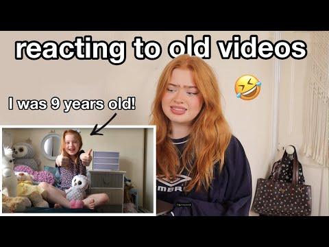 Reacting to my old youtube videos ! 🤣 | ruby rose uk
