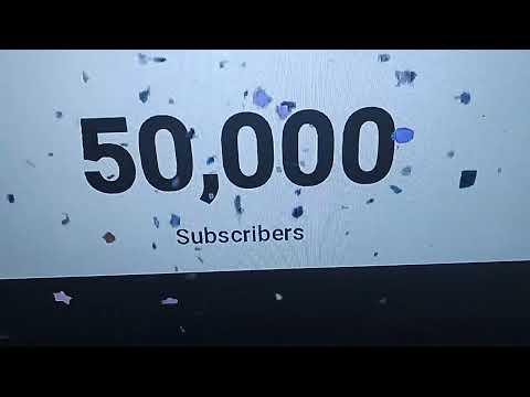 Thanks for 50,000 subscribers!