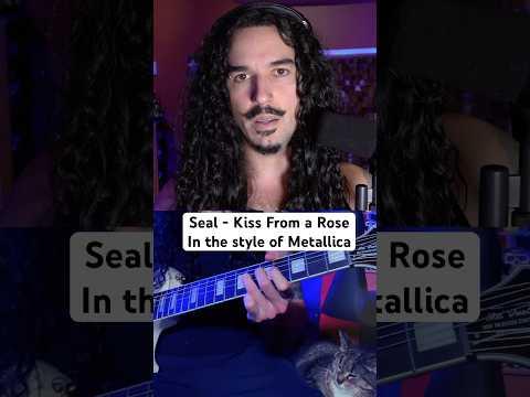 Kiss from a rose in the style of Metallica #shorts