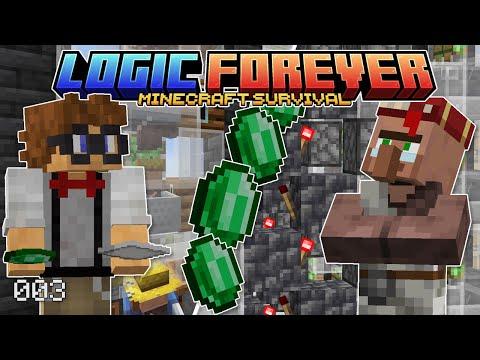 My Best Villager Trading Hall - Logic Forever: Ep #3 - Minecraft 1.21 Let's Play Survival