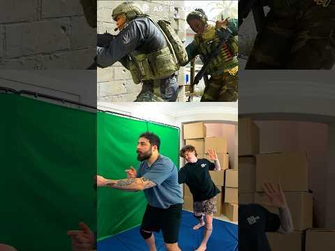 Trying Call of Duty Takedowns IRL