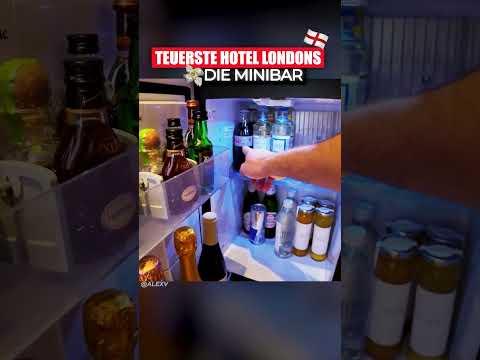 Die überteuerte Minibar im teuersten Hotel Londons 😮‍💨💸 #alexv #travel #travelling #traveltrips