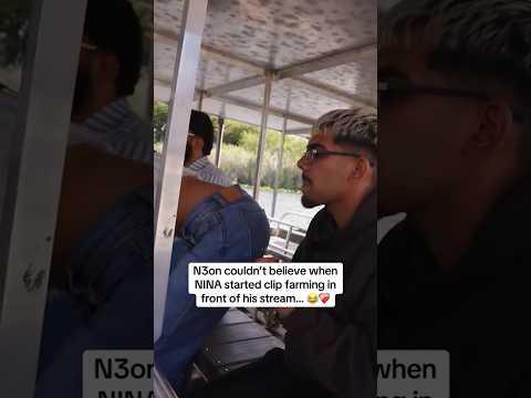 N3on couldn’t believe when NINA started clip farming in front of his stream… 😂❤️‍🩹