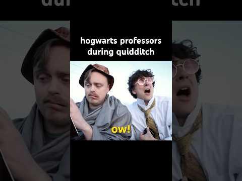 hogwarts professors during quidditch