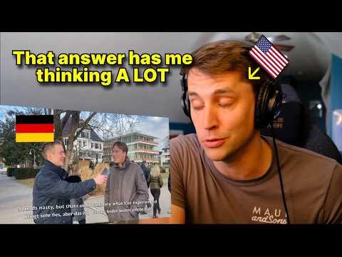 American reacts to what Germans really think about America