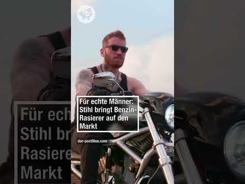 Für echte Männer: Stihl bringt Benzin-Rasierer auf den Markt