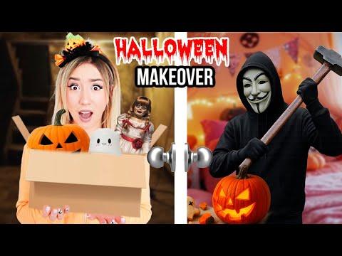 ZERSTÖRT der GAME MASTER mein HALLOWEEN ROOM makeover (GEHE niemals in den DUNKLEN KELLER)