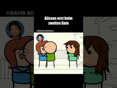 voice: davis u.a. animation: explosm #liebe #dating #couple #goals #küssen #freundin #freund #crush