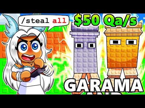 I USED ADMIN ABUSE TO STEAL KIDS BRAINROTS IN ROBLOX STEAL A BRAINROT!