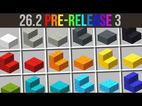 Over 50 New Blocks? | Minecraft 26.2 Pre-Release 3