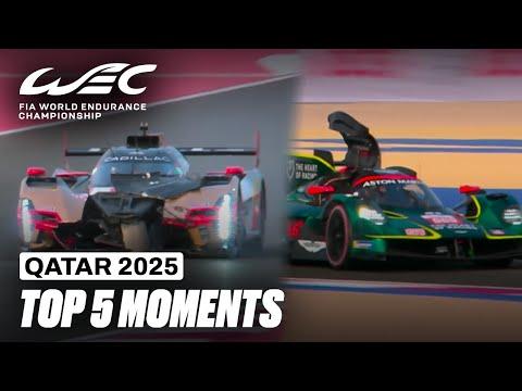 Top 5 Dramatic Moments from Qatar 1812 KM | FIA WEC