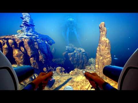 Subnautica 2 World - Swimming From One Side to the Other (No commentary)