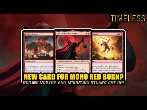 Zhao Gives 🔥Mono Red Burn🔥 a NEW Angle! | Timeless BO3 | MTG Arena