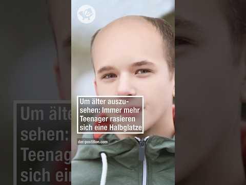 Um älter auszusehen: Immer mehr Teenager rasieren sich eine Halbglatze
