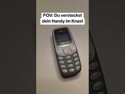 Handy verstecken im Knast