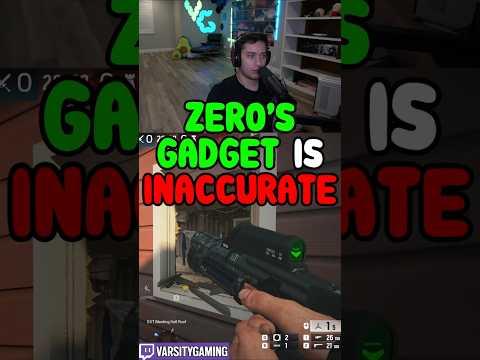 ZERO CAMS ARE INACCURATE (SIEGE SCHOOL) #shorts