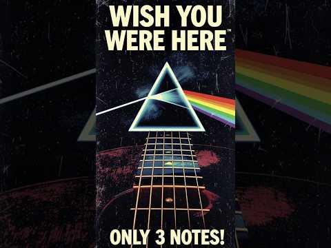 Pink Floyd's 'Wish You Were Here' Uses Only 3 Notes (Mind = Blown!). #PinkFloyd #WishYouWereHere
