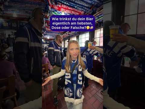 Bier aus der Flasche oder Dose?🍻🤔 #schalke #fußball #bier
