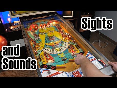 Sights and Sounds: Aztec Pinball Machine Gameplay and Playfield Layout