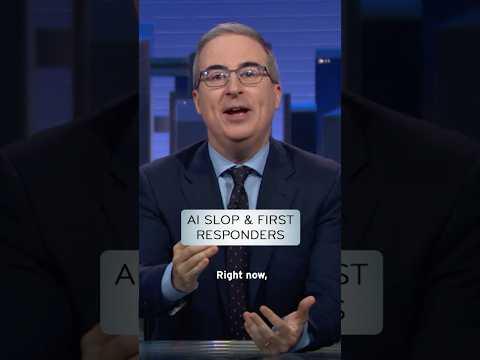 AI Slop & First Responders #lastweektonight
