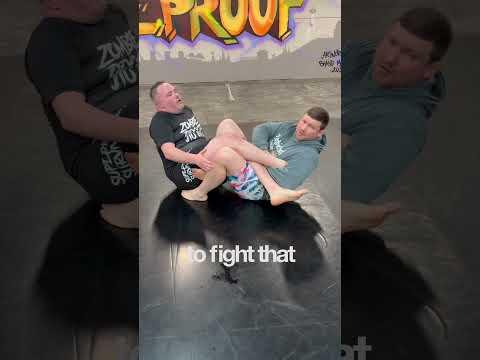 Ankle lock the top leg in double trouble