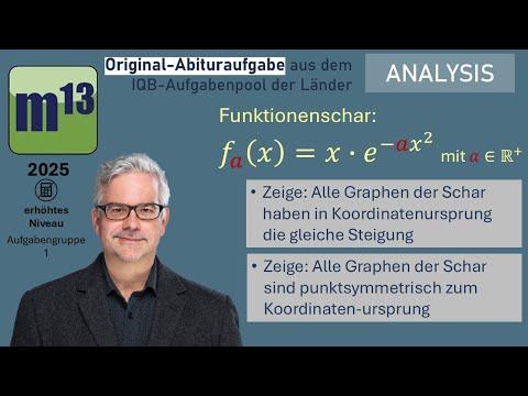 Abitur-Aufgabe: 2025 - ANALYSIS - OHimi - erhöhtes Niveau - Aufgabengruppe 1
