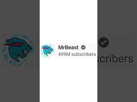 MrBeast Is About To Hit 500M Subscribers!