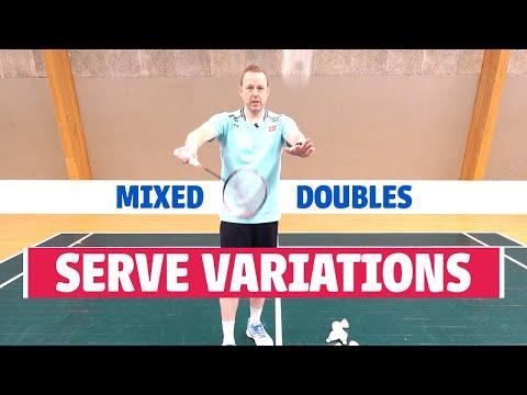 Mixed Doubles Serve variations
