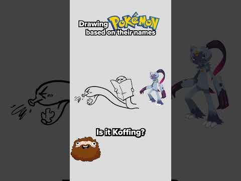 Drawing Pokémon based on their names #pokemon #art #drawing #gaming