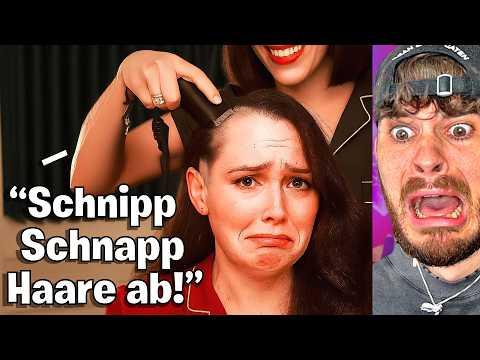 PSYCHO rasiert Mädchen GLATZE in Schule