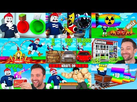 GEWINNE ECHTE 1.000.000€ in ROBLOX mit diesen 25 SPIELEN!