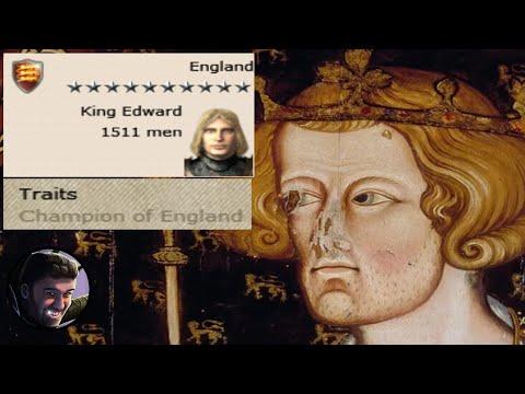 A wild Edward Longshanks appears