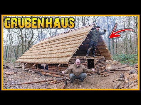 Grubenhaus 3.0 – Die Feuerstelle ist es nicht, oder doch? Aber Wände sind okay - Bushcraft [Part 7]