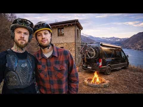 Autarkes Aussteiger-Haus gebaut & Campervan Mountainbike Trip nach Italien (Finale Ligure)