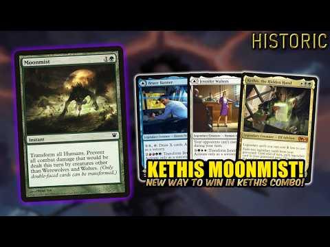 NEW WINCON💥- Hulk Smash! | Kethis Moonmist Combo | Historic BO3 | MTG Arena