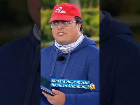 Wettermann macht KRANKE Stimme! 🤣
