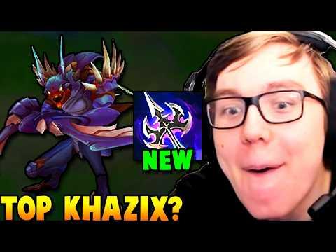 TheBausffs is CRAZY for playing Kha'Zix Top Lane